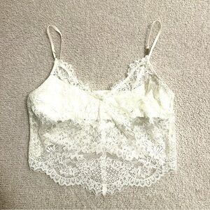 Aerie Cream Camisole Top Size Medium